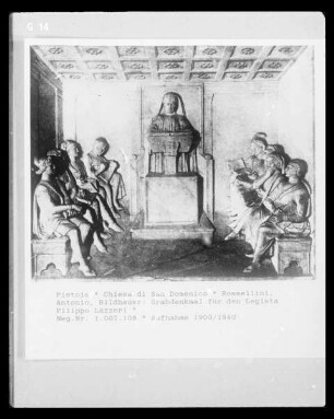 Grabmal des Rechtsgelehrten Filippo Lazzeri