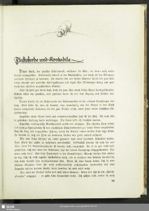 Flußpferde und Krokodile
