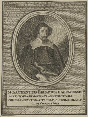 Bildnis des Laurentius Erhardus