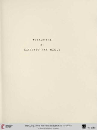 Prefazione di Raimondo van Marle