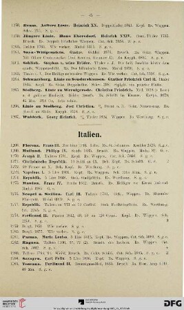 [Italien, Griechenland, Schweiz, etc.](Nr. 1268-1321)