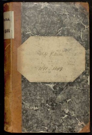 Ratsprotokolle 1848-1849