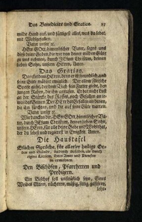 Die Haustafel