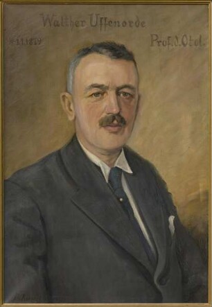 Bildnis Walther Uffenorde (1879-1922) Professor der Medizin in Marburg