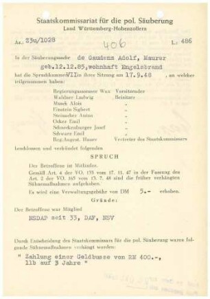 Gaudenz, Adolf de