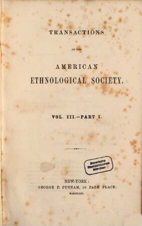 Transactions. 3,1. 1853