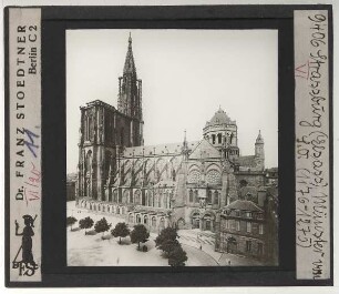 Straßburg, Münster : Außenansicht, Gesamtansicht von SO