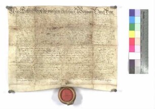 Lehenbrief des Klosters Wiblingen über die Taverne zu Steinberg