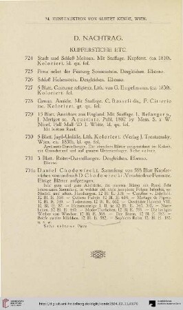 Nachtrag (Nr. 724-731a)