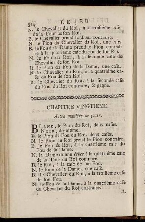 Chapitre Vingtieme