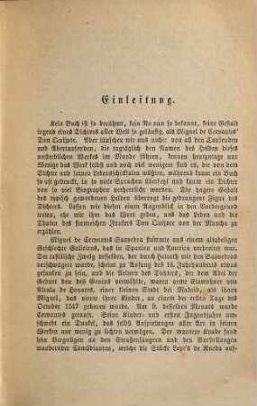Cervantes' Don Quijote von der Mancha, 1. Cervantes' Don Quijote von der Mancha