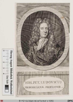 Bildnis Johann Peter Ludewig (1719 von)