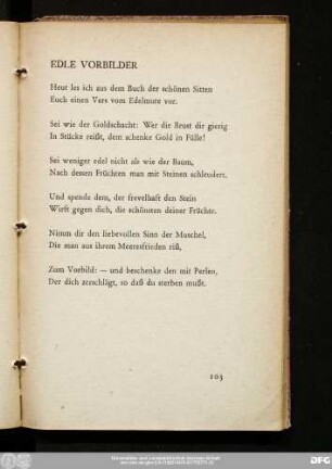 Edle Vorbilder