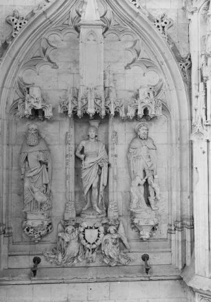 Die Heiligen Antonius, Stephanus und Rochus