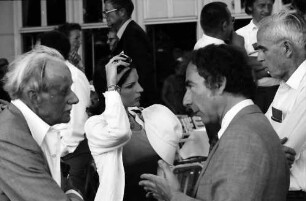 26. Tagung 1976 Physiker; Maikäferrede: Paul Dirac, Frau Cooper, Leon Cooper, Willis E. Lamb