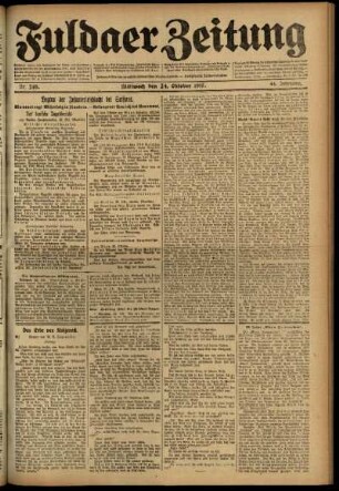 Ausgabe vom Mittwoch, den 24. Oktober 1917.