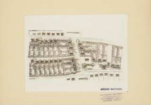 Siedlung »Auf der Brücke«, Rottweil: Gartenplan 1:200