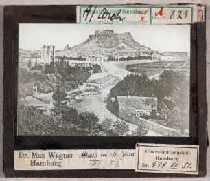 Athen: Athen und Akropolis von Südosten