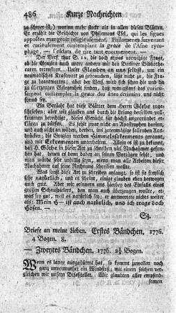 Briefe an mein Liebchen. Bd.1.2.