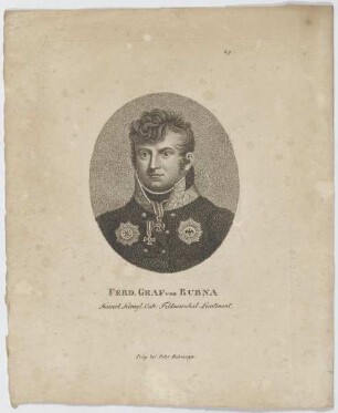 Bildnis des Ferd. von Bubna