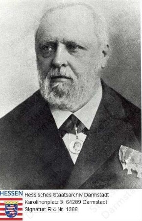 Oechsner, Georg Dr. jur. (1822-1878) / Porträt mit Orden, Brustbild