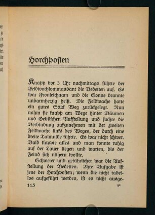 115-127, Horchposten