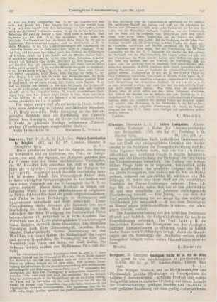 198 [Rezension] Cladder, Hermann J., Unsere Evangelien