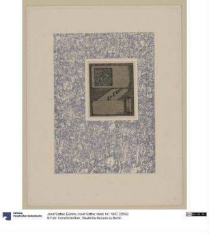 Exlibris Josef Sattler