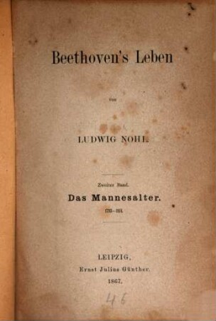 Beethoven's Leben, 2