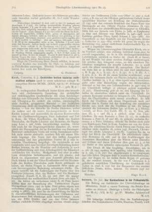716-717 [Rezension] Reiners, Jos., Der Nominalismus in der Frühscholastik