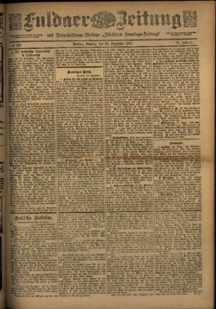 Ausgabe vom Montag, den 23. Dezember 1901.