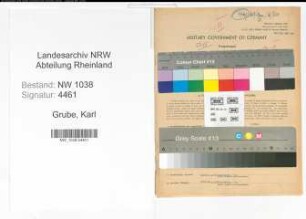 Entnazifizierung Karl Grube , geb. 14.09.1892 (Lokfuehrer)