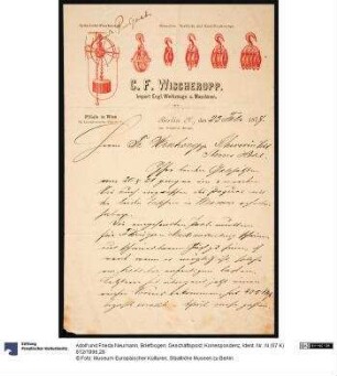 Briefbogen; Geschäftspost; Korrespondenz
