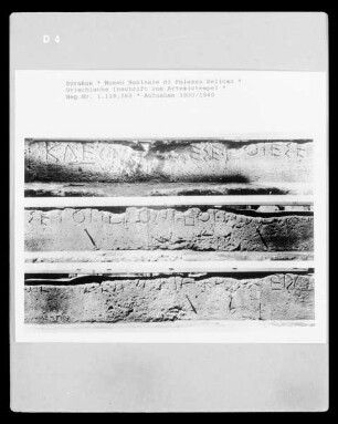 Griechische Inschrift vom Artemistempel