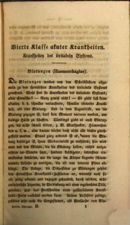 Therapie akuter Krankheitsformen : Nach homöopathischen Grundsätzen bearbeitet, 2. 2. Aufl. - (1834)