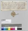 Götzwein von Fraunhofen beurkundet, dass er für ein Seelgerät dem Kloster Seligenthal einen Hof und eine Mühle zu Schwindach vermacht hat. S: Götzwein von Fraunhofen