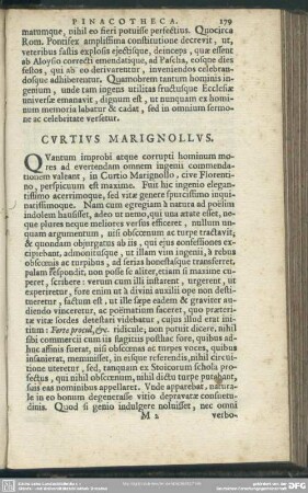 Curtius Marignollus