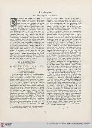 3: Rheingold : eine Anregung
