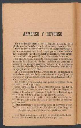 Anverso y reverso