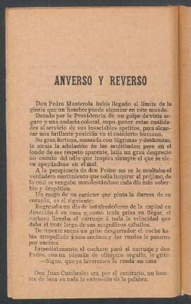 Anverso y reverso