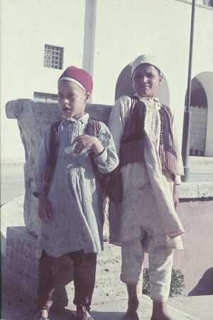 Reisefotos. Libyen. Tripolis. Zwei jüdische Jungen