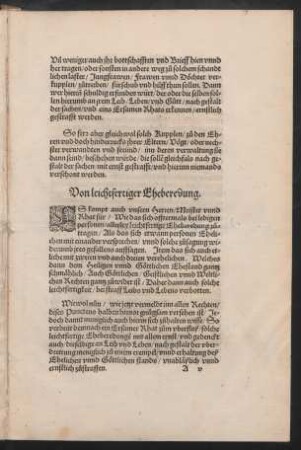 Von leichtfertiger Eheberedung.