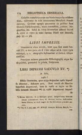 174-308, Libri Impressi