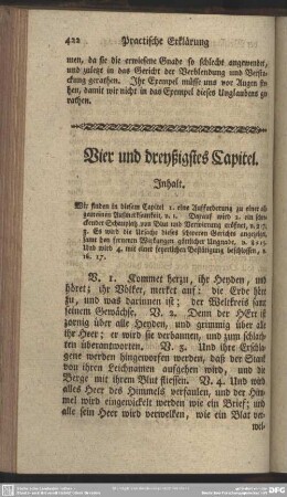 Vier und dreyßigstes Capitel