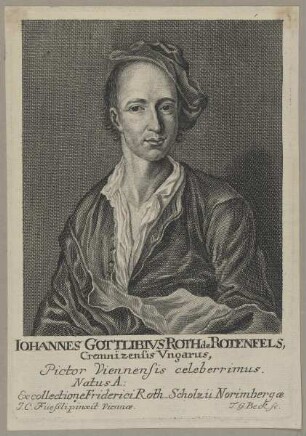 Bildnis des Iohannes Gottlibivs Roth de Rotenfels