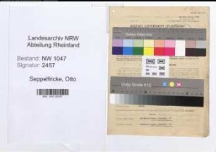 Entnazifizierung Otto Seppelfricke , geb. 04.11.1908 (Angestellter)