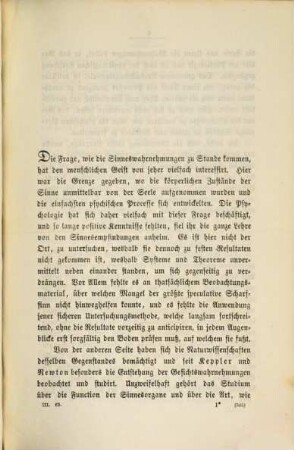 Ueber die Sinneswahrnehmungen : populäre Vorlesung, gehalten in Königsberg den 7. Jan. 1868