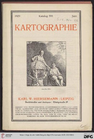 Nr. 593: Katalog: Kartographie
