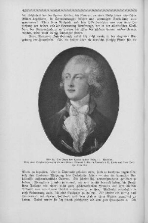 Abb. 32. Der Prinz von Wales, später Georg IV. Windsor. Nach einer Photographie von Braun, Clément & Cie. in Dornach i. E., Paris und New York. (Zu Seite 78.)