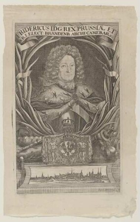 Bildnis des Fridericus I., Rex Prussia